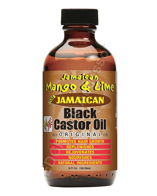 JML BLACK CASTOR OIL ORIGINAL 8 OZ