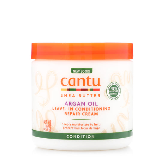 CANTU ARGAN OIL LEAVE IN CONDITIONER REPAIR CREAM 16 OZ