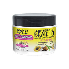 JML BYW EXTRA HOLD & EASY BRAID JEL 8 OZ